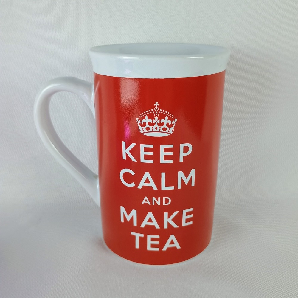 Keep Calm And Make Tea By Bay Island‎ 5"  14 oz Tea Cup
